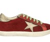 Кеды Golden Goose Deluxe Brand красные со звездой