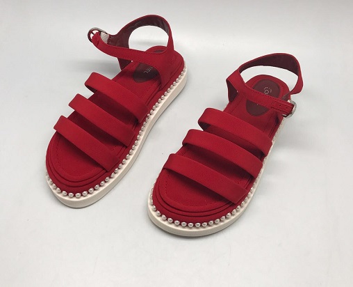 Красные сандали женские