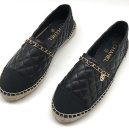 Женские эспадрильи Chanel черные