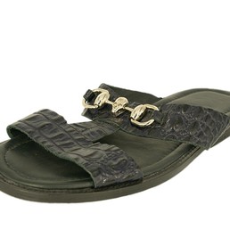 Мужские летние шлепанцы Philipp Plein Skull синие с черепом