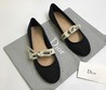 Черные балетки Christian Dior Cruise
