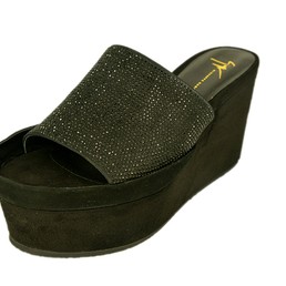 Сабо на танкетке Giuseppe Zanotti черные