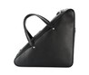 Женская кожаная треугольная сумка Balenciaga черная