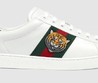 Мужские кожаные кроссовки Gucci Ace с тигром
