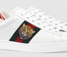 Мужские кожаные кроссовки Gucci Ace с тигром