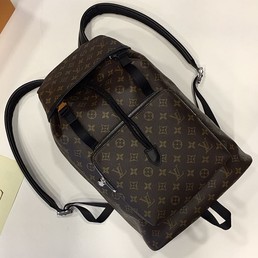 Мужской кожаный рюкзак Louis Vuitton Zack коричневый