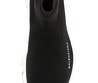 Летние женские кроссовки носки Balenciaga Speed Trainer чёрные на белой подошве