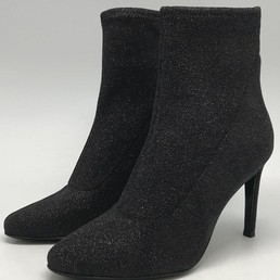 Осенние полусапоги на каблуке Giuseppe Zanotti черные