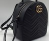 Женский кожаный рюкзак Gucci Marmont черный