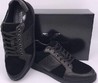 Мужские замшевые кроссовки Giorgio Armani черные