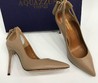 Женские кожаные туфли Aquazzura Firenze бежевые