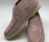 Замшевые ботинки Loro Piana розовые