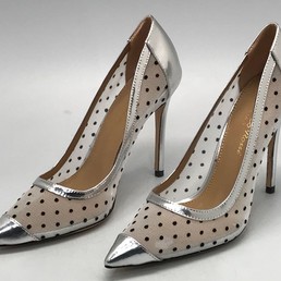 Женские туфли Gianvito Rossi серебристые