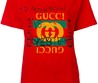 Женская футболка Gucci красная