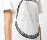 Женская футболка Gucci белая с принтом змея
