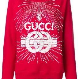 Женская толстовка Gucci красная