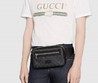 Сумка на пояс Gucci черная