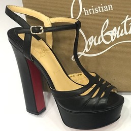 Босоножки Christian Louboutin Pigalle черные