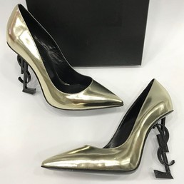 Женские Туфли Saint Laurent золото