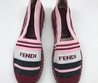 Женские эспадрильи Fendi бордовые