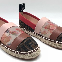 Женские эспадрильи Fendi красные