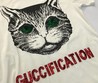 Женская футболка Gucci Guccification белая