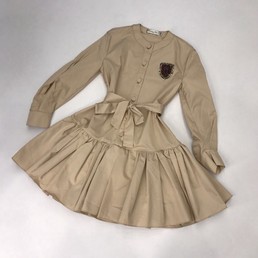 Платье Christian Dior бежевое