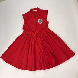 Платье Christian Dior красное