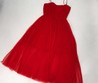 Платье Christian Dior красное пышное