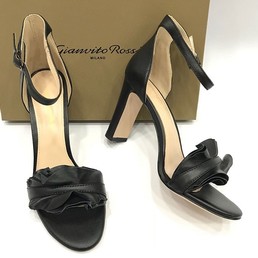 Босоножки Gianvito Rossi черные кожа