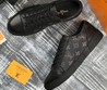 Низкие кожаные кеды Louis Vuitton Match-Up черные