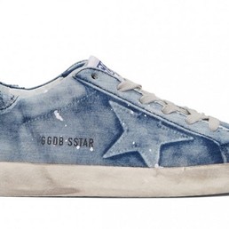 Кеды Golden Goose Superstar джинсовые