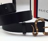 Женский ремень Gucci Snake черный