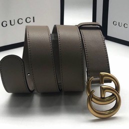 Женский ремень Gucci серый