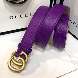 Женский ремень Gucci фиолетовый
