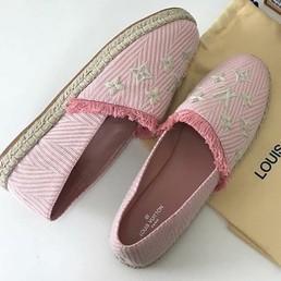 Женские эспадрильи Louis Vuitton розовые