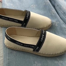 Женские эспадрильи Louis Vuitton бежевые