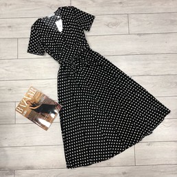 Черное платье Christian Dior