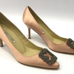 Женские туфли Manolo Blahnik лиловые