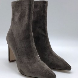 Женские замшевые полусапоги Jimmy Choo серые