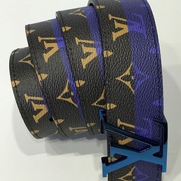 Ремень Louis Vuitton кожаный цветной
