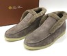 Женские ботинки Loro Piana Open Walk с мехом