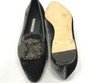 Лоферы Manolo Blahnik Hangisiflat серые