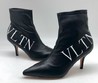 Ботильоны Valentino Garavani Rockstud черные кожаные