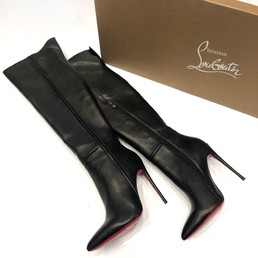 Сапоги Christian Louboutin Pigalle черные