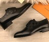 Мужские кожаные туфли Louis Vuitton черные