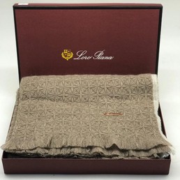 Шарф Loro Piana бежевый кашемир
