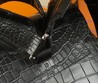 Рюкзак Louis Vuitton Christopher PM черный крокодил