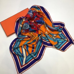 Палантин Hermes цветной