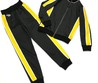 Спортивный костюм Fendi черный с желтым